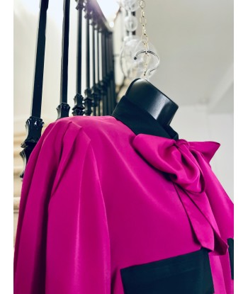 Blouse fuchsia et noire Toutes les collections ici