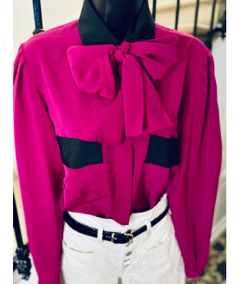 Blouse fuchsia et noire Toutes les collections ici