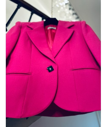 Veste/Blazer en laine fuchsia pas chere