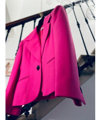 Veste/Blazer en laine fuchsia pas chere