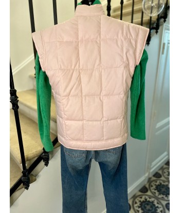 Blouson sans manche rose poudré vente chaude votre 