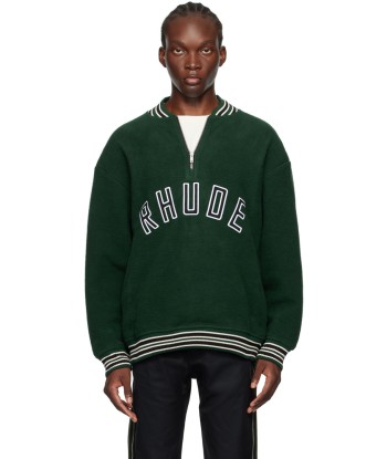 RHUDE - Sweat polaire en demi-zip Les magasins à Paris et en Île-de-France