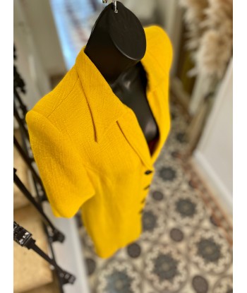 Robe jaune avec boutons 🖤 - RÉSERVÉE Comment ça marche