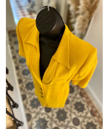 Robe jaune avec boutons 🖤 - RÉSERVÉE Comment ça marche