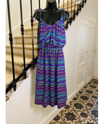 Robe à nouettes multicolore Pour