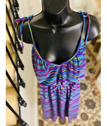 Robe à nouettes multicolore Pour