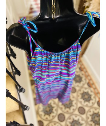 Robe à nouettes multicolore Pour