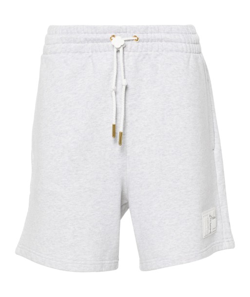 CASABLANCA - Short en coton avec patch tennis statues outlet