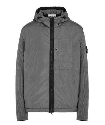 STONE ISLAND - Gilet Bi-matière gris anthracite meilleur choix