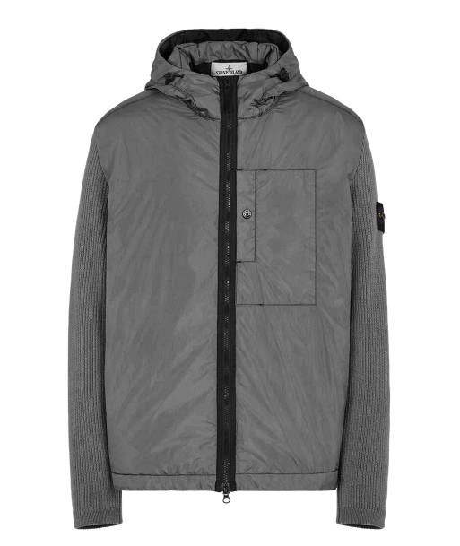 STONE ISLAND - Gilet Bi-matière gris anthracite meilleur choix