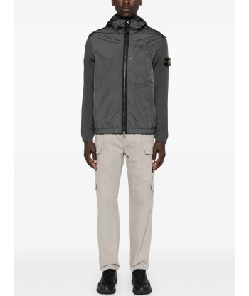 STONE ISLAND - Gilet Bi-matière gris anthracite meilleur choix