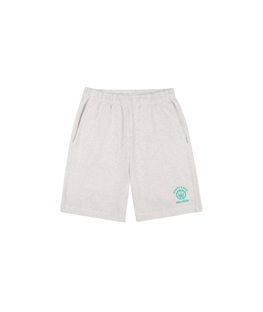 SPORTY & RICH - EMBLEM GYM SHORT brillant des détails fins