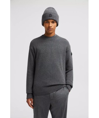 MONCLER - Crewneck gris Découvrez la collection