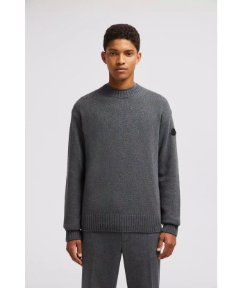 MONCLER - Crewneck gris Découvrez la collection