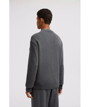 MONCLER - Crewneck gris Découvrez la collection