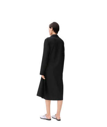 LOEWE - Robe ceinturée en laine s'inspire de l'anatomie humaine