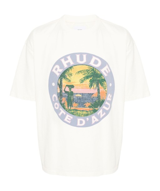 RHUDE - T-shirt côte d'azur la livraison gratuite