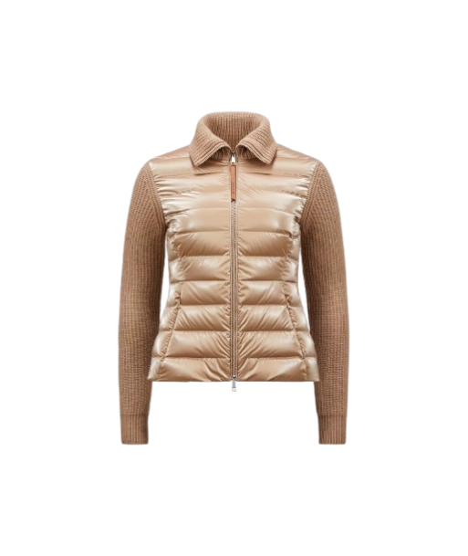 MONCLER - Cardigan zippé matelassé en laine chez Cornerstreet bien 