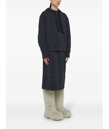 JIL SANDER - Hoodie en laine à lien de resserrage chez Cornerstreet bien 