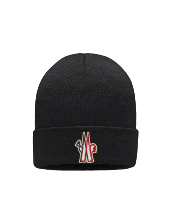 MONCLER GRENOBLE - Bonnet noir l'achat 