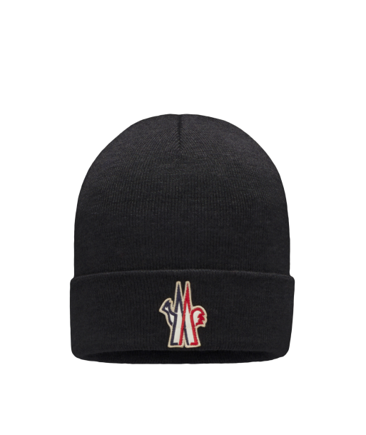 MONCLER GRENOBLE - Bonnet noir l'achat 