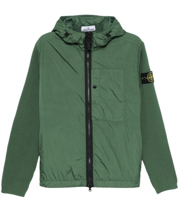 STONE ISLAND - Gilet Bi-matière vert commande en ligne