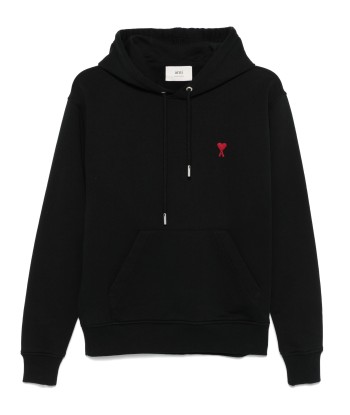 AMI PARIS - Hoodie classique noir de technologie