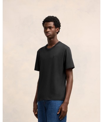 AMI PARIS - T-shirt ADC Ton sur ton Noir Jusqu'à 80% De Réduction