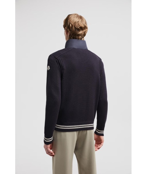 MONCLER - Cardigan en coton matelassé pas chere