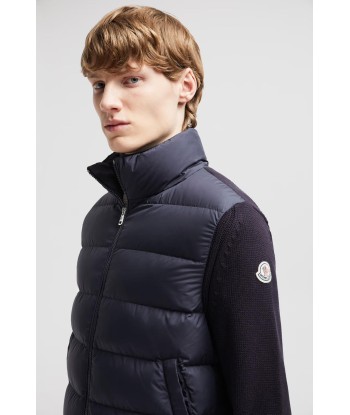 MONCLER - Cardigan en coton matelassé pas chere