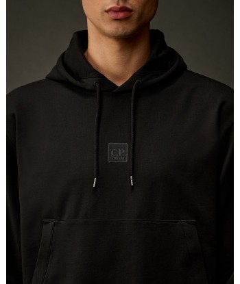 C.P METROPOLIS - Hoodie Stretch Fleece Noir de la marque