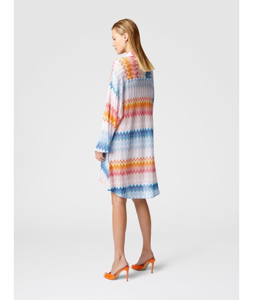 Missoni - Chemise oversize lamé zigzag d'Europe débarque