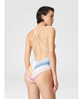 MISSONI - Maillot de bain une pièce zigzag lamé col V Les magasins à Paris