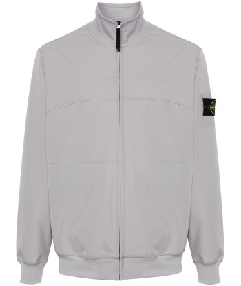 STONE ISLAND - Sweat Zippé stretch gris clair votre restaurant rapide dans 