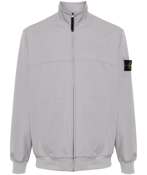 STONE ISLAND - Sweat Zippé stretch gris clair votre restaurant rapide dans 