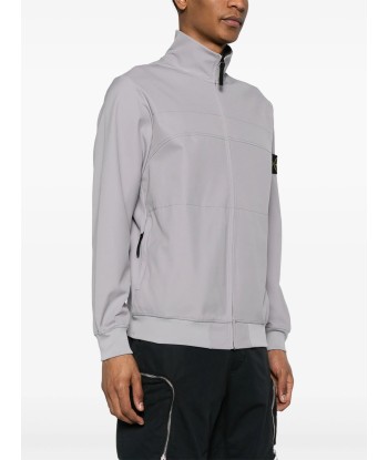 STONE ISLAND - Sweat Zippé stretch gris clair votre restaurant rapide dans 