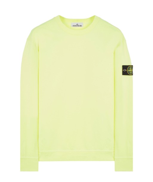 STONE ISLAND - pull manches longues jaune. en ligne des produits 