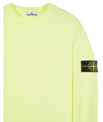 STONE ISLAND - pull manches longues jaune. en ligne des produits 