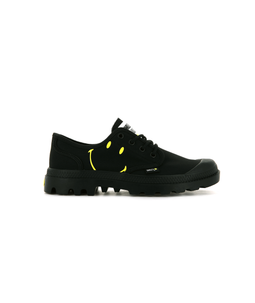 77080-008-M | SMILEY ® PAMPA OXFORD BE KIND | BLACK/BLACK chez Cornerstreet bien 