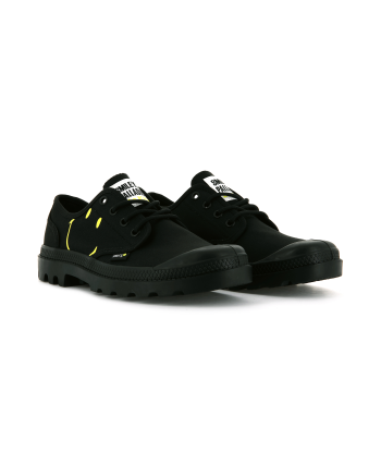 77080-008-M | SMILEY ® PAMPA OXFORD BE KIND | BLACK/BLACK chez Cornerstreet bien 