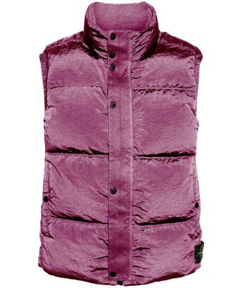 Stone Island - veste sans manches nylon magenta de France