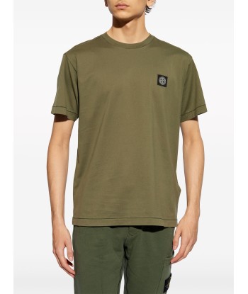 Stone Island - T shirt vert olive 50-70% off 