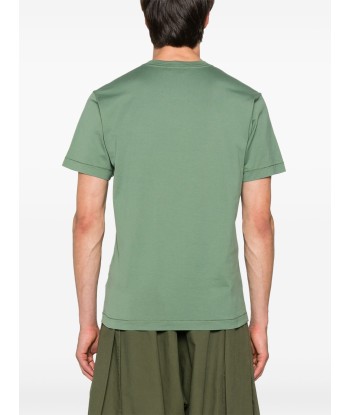 Stone Island - T-shirt vert basket pas cher