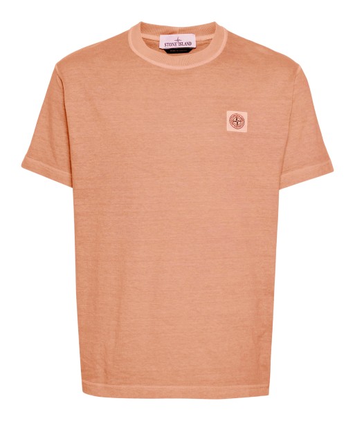 Stone Island - T shirt délavé corail pas cher chine