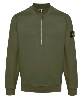 Stone Island - Sweat half zip kaki Fin de série