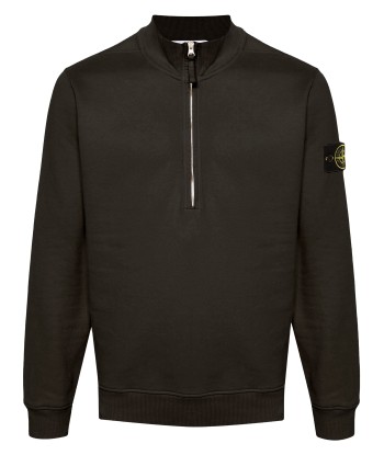 Stone Island - Sweat half zip gris anthracite Venez découvrir notre 