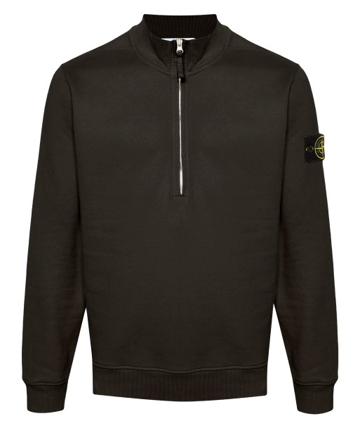 Stone Island - Sweat half zip gris anthracite Venez découvrir notre 