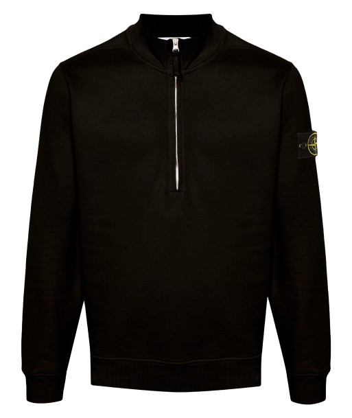 Stone Island - Sweat half zip noir les muscles