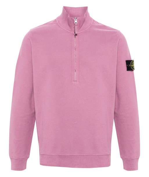 Stone Island - Sweat half zip magenta Comparez et commandez 