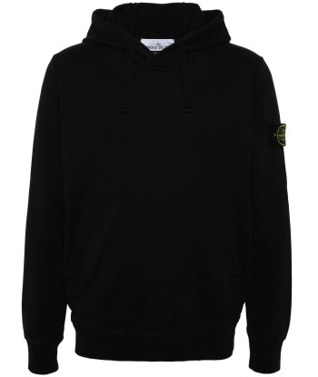 Stone Island - Sweat à capuche noir pas cher chine